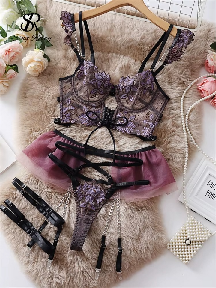 Violet Dusk Lingerie Set