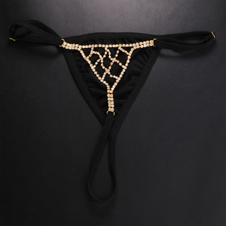 Crystella Rhinestone Thong