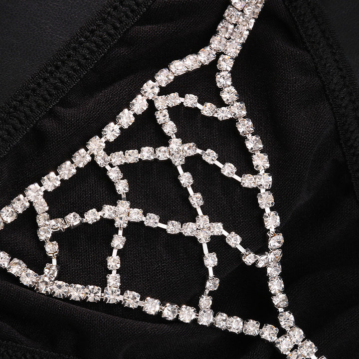 Crystella Rhinestone Thong