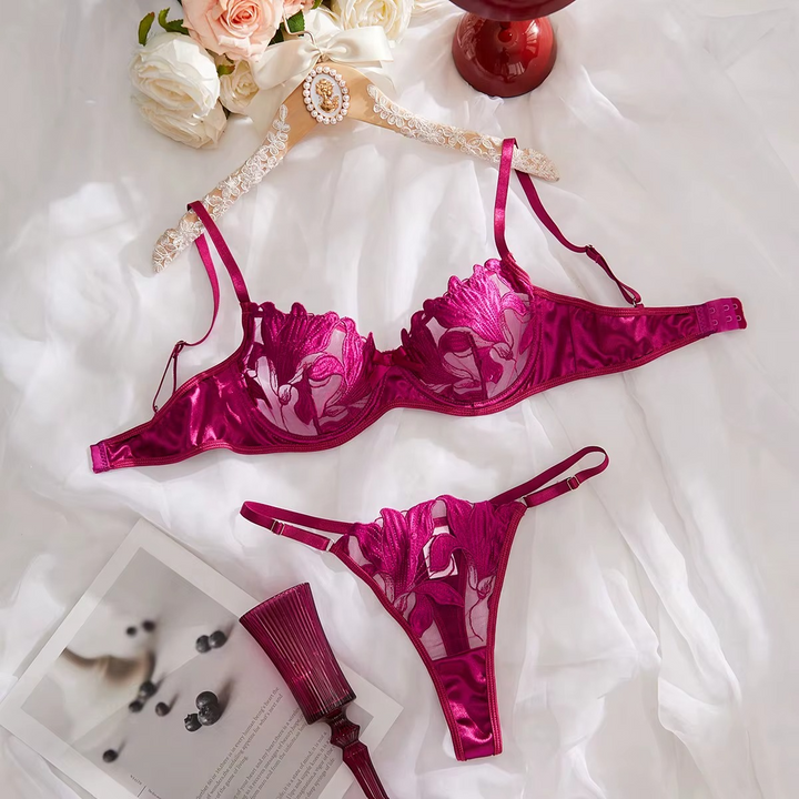 Violet Whispers Lingerie Set