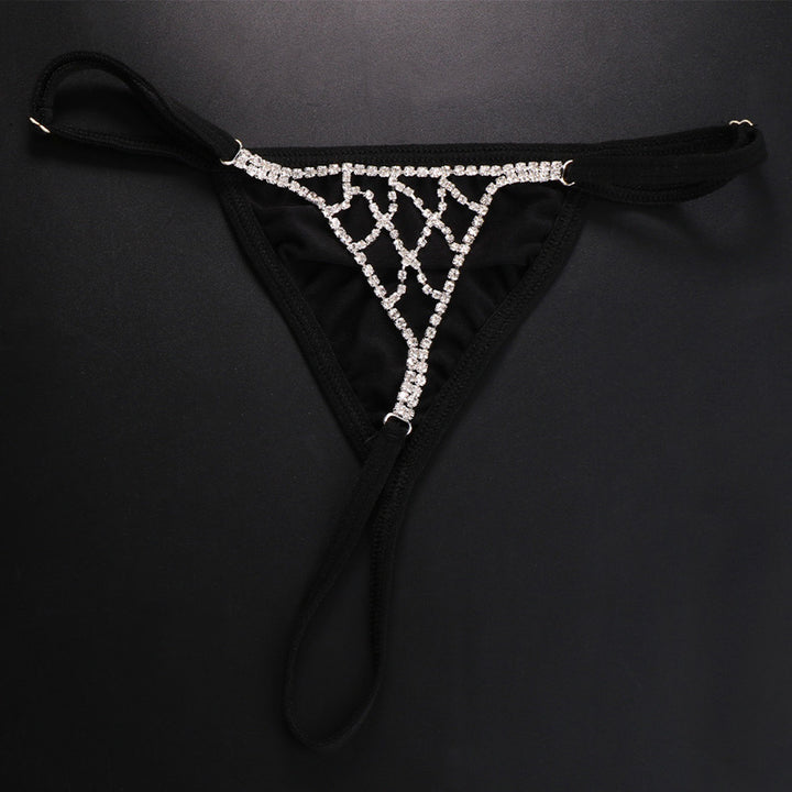 Crystella Rhinestone Thong