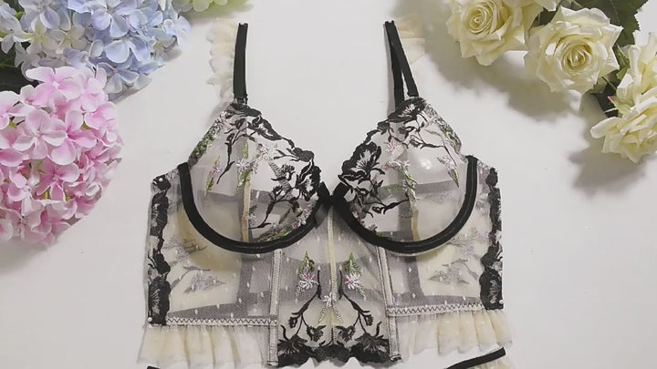 Nocturne Fleurie Lingerie Set
